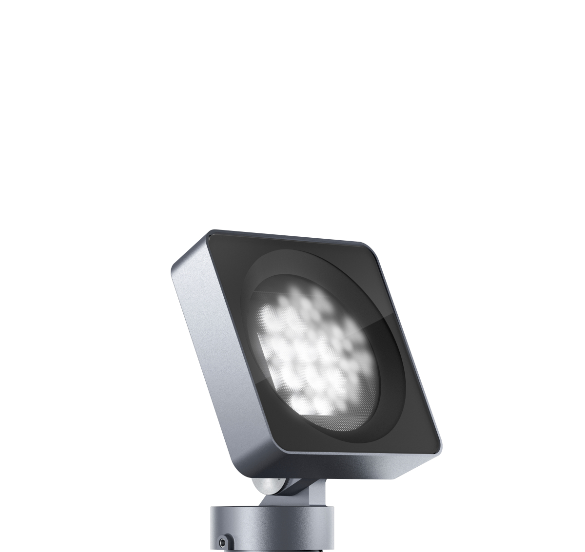Lightscan IP65 Surf Mtd Floodlight With Mounting Plate Oval Flood Beam 48W LED 4000K ECG Graphit M