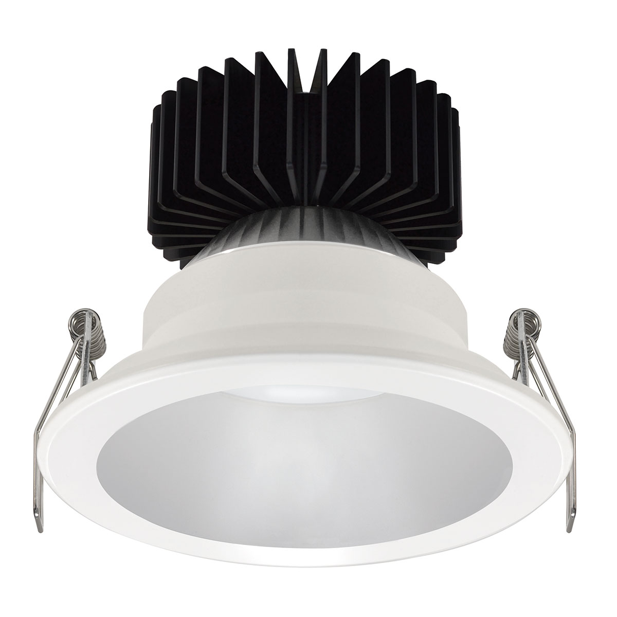Kopa 7W Fixed Round Recessed Downlight Deep Baffle IP44 80 Degree Diffused White